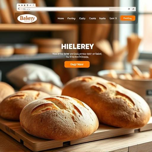 Screenshot van de website voor Bakkerij De Molen, met een overzicht van hun verse broodproducten.